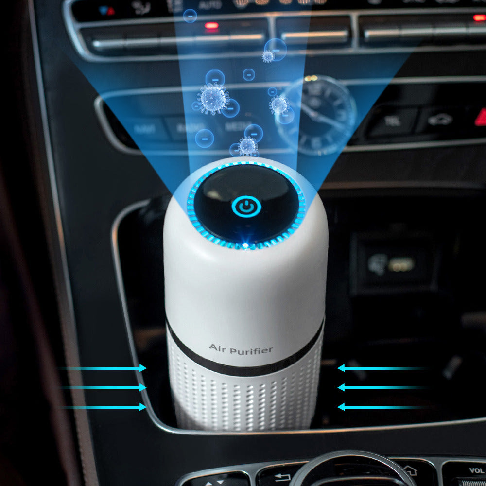 Tragbarer Luftreiniger für das Auto – Leiser Ionisator & USB-wiederaufladbar