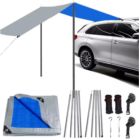 Tenda da sole per auto estensibile - Installazione rapida e versatile