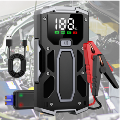 מגבר סוללה 3000A – התנעה מיידית וטעינה ניידת