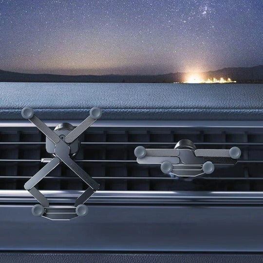 Car Phone Support Air Vent – 360° Rotation & Automatic Lock