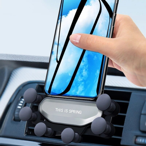 Support Téléphone Voiture Auto-Grip – Fixation Fiable Et Utilisation Pratique