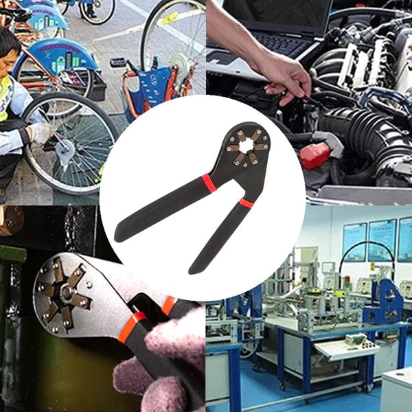 Cheie Multifuncțională Auto-Reglabilă – Specială pentru Reparații Mecanice