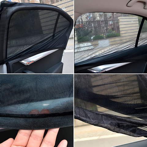 Lote de 4 Parasoles de Auto – Instalación Rápida y Protección Solar