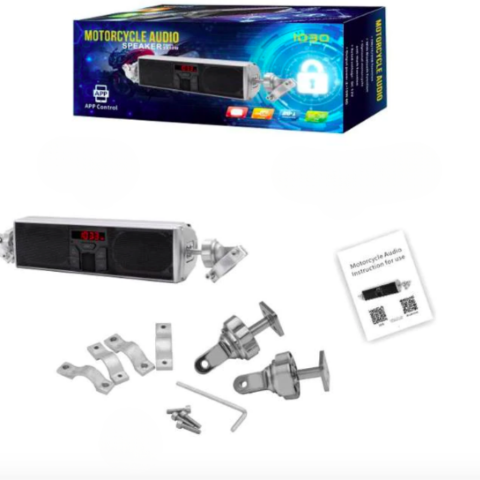 Enceinte Moto Avec Support De Guidon — Idéale Pour Vos Trajets En Musique