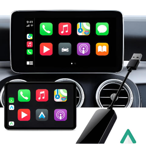 Adaptateur De Voiture Universel Sans Fil — CarPlay Et Android Auto Faciles À Utiliser