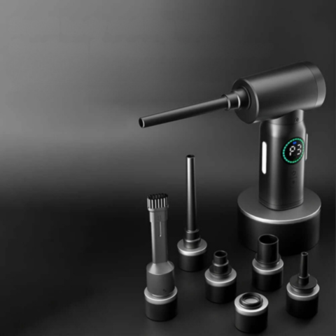 Mini Odkurzacz-Odmuchiwacz Akumulatorowy – Wielofunkcyjny i Mocny