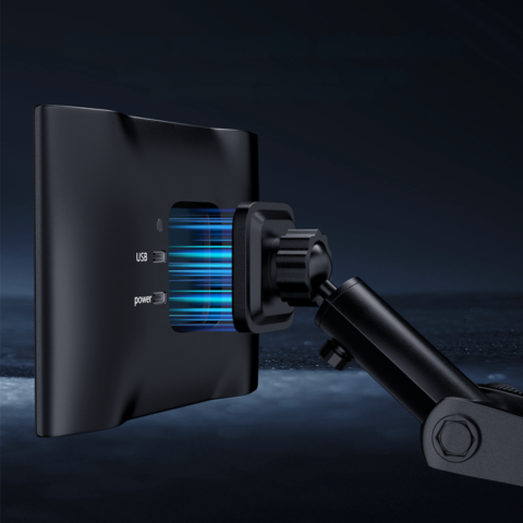 Écran Tactile Portable — GPS, Musique & Contrôle Vocal