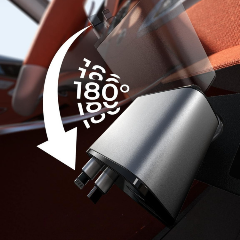 Nabíjačka do auta s teleskopickým dizajnom – ultra praktický kompaktný formát