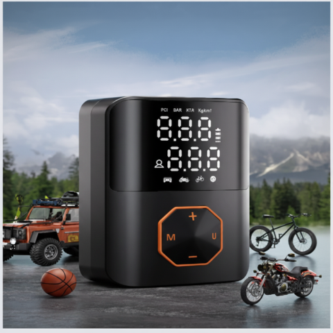 Compresseur D’Air Portable — Gonfleur Sans Fil Rapide Et Puissant