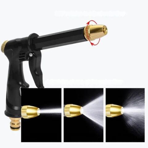 Pistolet De Lavage Haute Pression — Jet Réglable Et Multifonction
