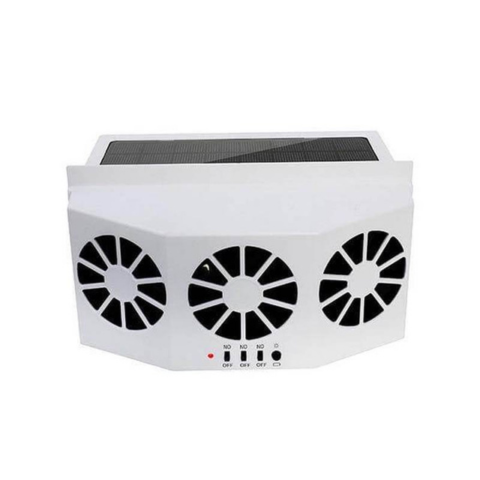 Solární ventilátor pro auto – ideální v létě