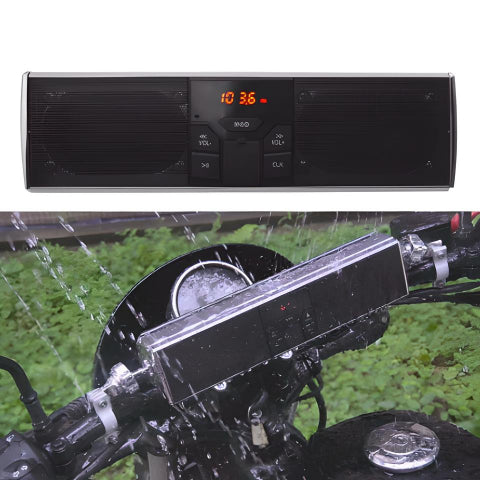 Altavoz Moto Inteligente – Fijación en el Manillar y Sonido Potente