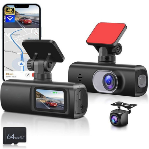 Dashcam Dual Lens – Total Surveillance and WiFi Connection
