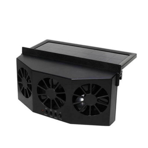 Solární ventilátor pro auto – ideální v létě