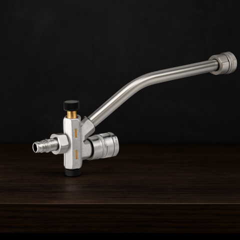 Pistolet Haute Pression Avec Canon À Mousse — Nettoyage Puissant