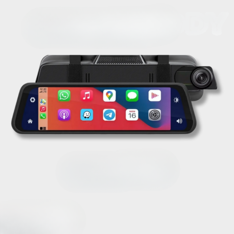 Intelligent bakspeil med kamera foran og bak - HD Vision og parkeringsassistanse