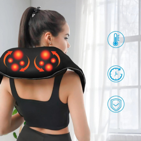 Varmemassasjeapparat — Avslapning for nakke, rygg og skuldre