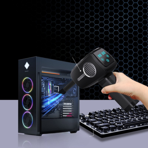 Aspiratore per Auto Senza Fili — Aspirazione 6000Pa per una Pulizia Efficace