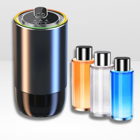 Rekbar diffusor for essensielle oljer — Avslapning og beroligende LED-belysning