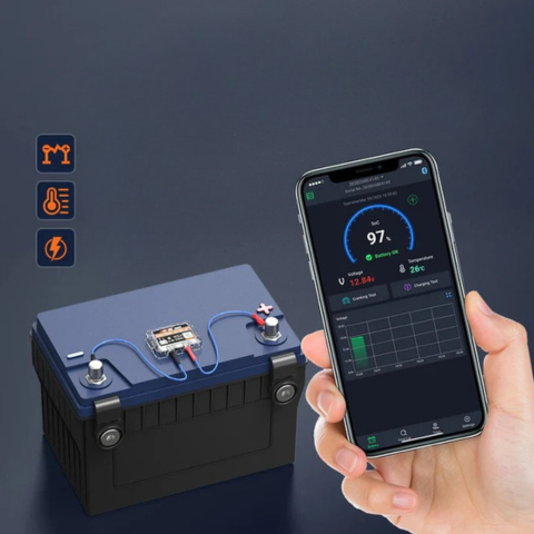 Tester automobilových baterií s Bluetooth dohledem — rychlá kontrola a optimální výkon