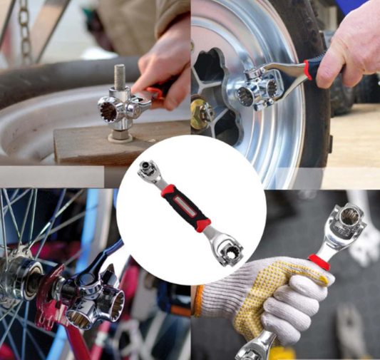 מפתח דינומטרי עם שני ראשים – כוונון מדויק ואחיזה ארגונומית