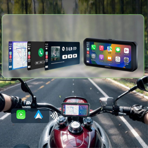 Οθόνη Moto CarPlay 6,3" - Σύγχρονη διεπαφή & ασφαλής οδήγηση