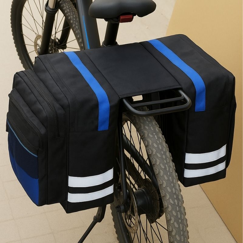 Rear Panniers For Bicycle — Travel Comfort & High Load Capacity