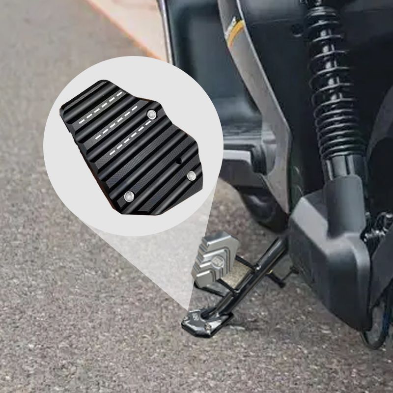 Soporte de estacionamiento para moto y patinetes — Estable y práctico