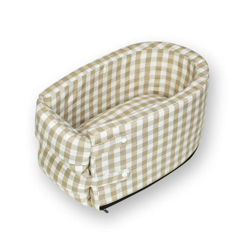 Asiento de coche acogedor para cachorro – Seguridad y confort 