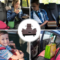 フックと収納ボックス付きリアシートオーガナイザー - スペースの最適化と車の整頓