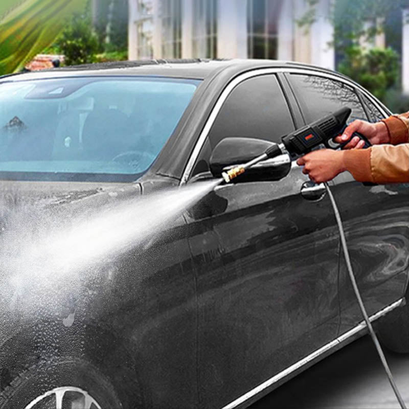 Draagbare hogedrukreiniger - snel onderhoud & waterbesparing