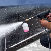 Draagbare hogedrukreiniger - snel onderhoud & waterbesparing