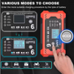 מטען סוללה לרכב חכם 12V/24V - תצוגת LCD & הגנה אוטומטית 