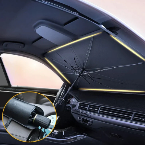 Parasolar compact pentru parbriz – instalare rapidă și eficientă 