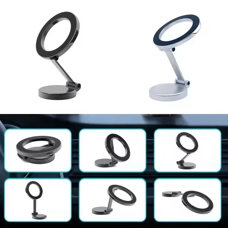 Support Téléphone Magnétique 360° Pour Voiture – Fixation Ultra-Stable