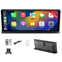 11,3-tommers berøringsskjerm med 4K dashbordkamera og 1080p ryggekamera - ultraklart bilde og jevn kjøring