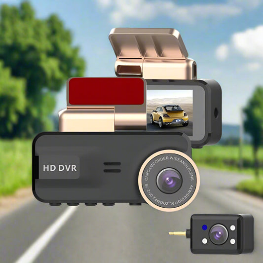 מצלמת לוח מחוונים HD 1080p עם ראיית לילה ו-WiFi — אבטחה ומעקב מלאים 