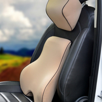 دعامة ميموري فوم لأسفل الظهر ووسادة مسند الرأس - مريحة ومريحة للظهر