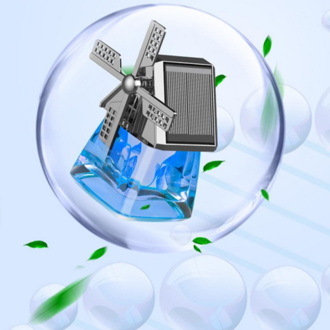 Solar Car Fragrance Diffuser — Continuous Freshness Without Battery 