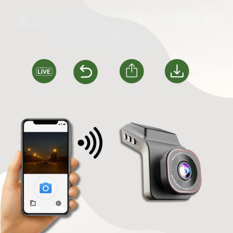 Dashcam Αυτοκινήτου — Νυχτερινή Όραση και Βέλτιστη Ασφάλεια 