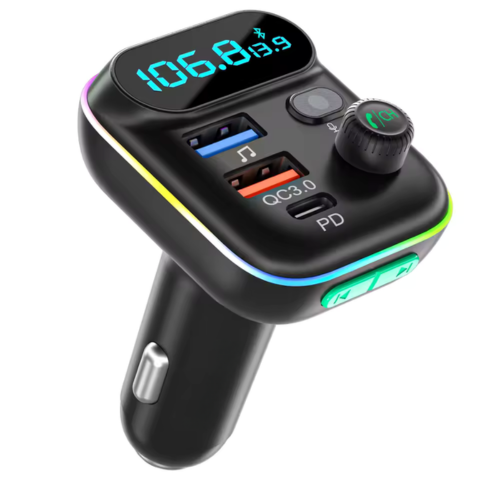 FM Bluetooth Μεταδότης Για Αυτοκίνητο — Καθαρές Κλήσεις & Ασύρματη Μουσική 