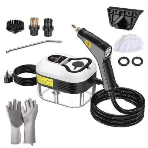 מנקה קיטור בלחץ גבוה 2500W — עוצמתי ואקולוגי 