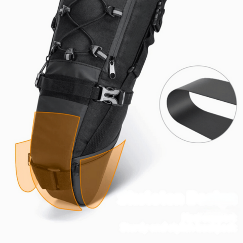 Fiets Zadeltas Grote Capaciteit — Waterdicht & Reflecterend 
