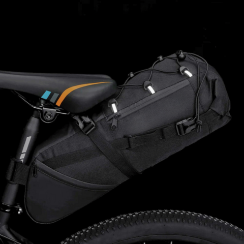 Fiets Zadeltas Grote Capaciteit — Waterdicht & Reflecterend 