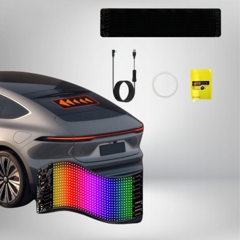 Affichage LED Voiture – Affichez Ce Que Vous Voulez En Route !