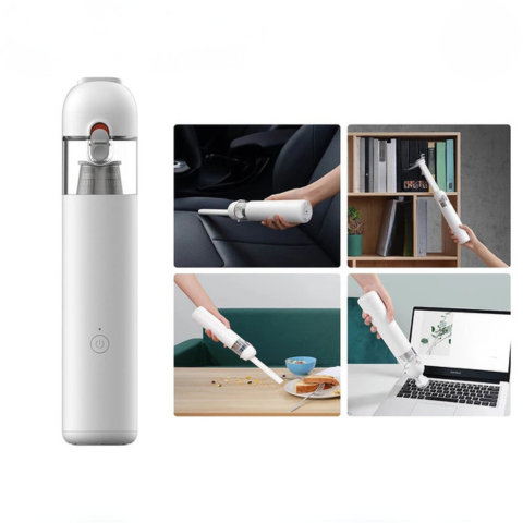 Trådløs bærbar støvsuger — Effektiv rengøring & kompakt design 