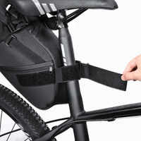 Fiets Zadeltas Grote Capaciteit — Waterdicht & Reflecterend 