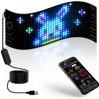 LED Skiltbil - Tilpasset Tekst Og Mønstre 