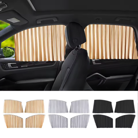 Pare-Soleil Latéral Voiture — Voyage Agréable Et Protégé