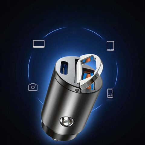 Adaptér USB do auta – kompaktní zapalovač 